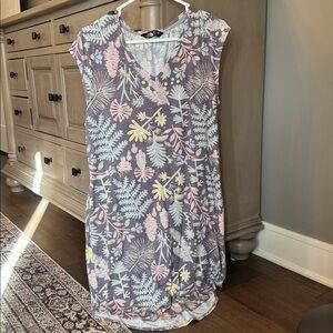 The North Face Multicolor Pastel Tones Tee Dress